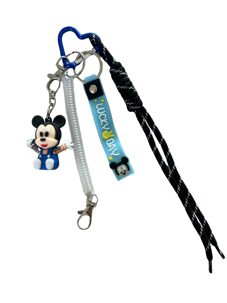 Mickey Mouse Mavi Lucky Day Anahtarlık resmi