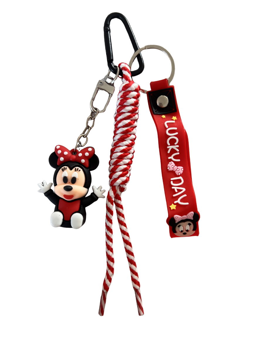 Minnie Mouse Kırmızı Lucky Day Anahtarlık resmi