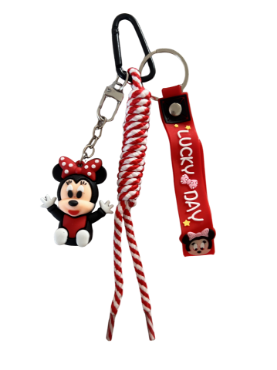 Minnie Mouse Kırmızı Lucky Day Anahtarlık