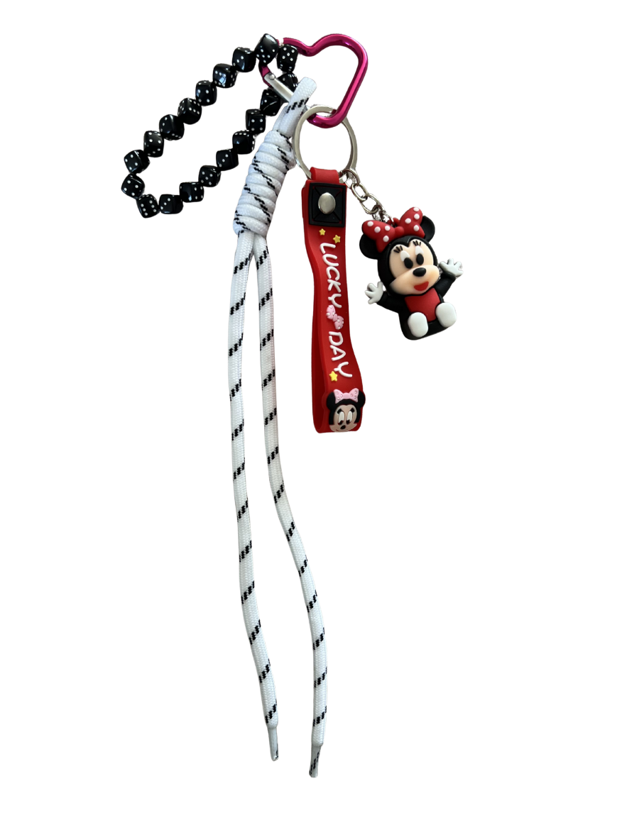 Minnie Mouse Pembe Lucky Day Anahtarlık resmi